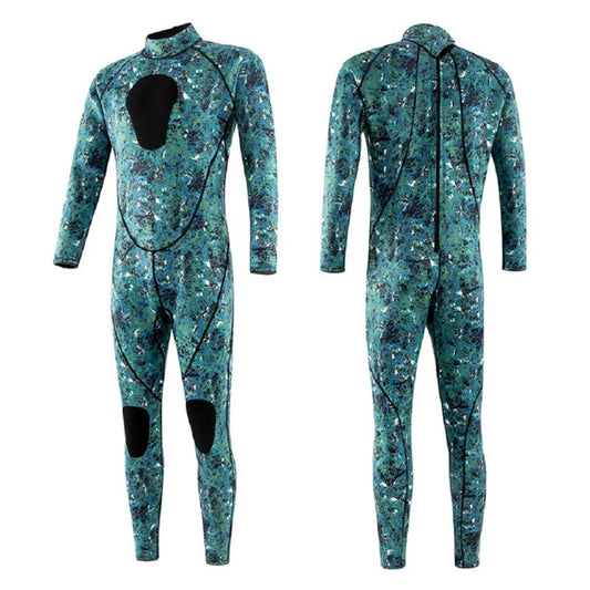 Combinaison Néoprène 3MM Camouflage – Chasse Sous-Marine, Plongée, Surf | Corps Entier | S à XXXL