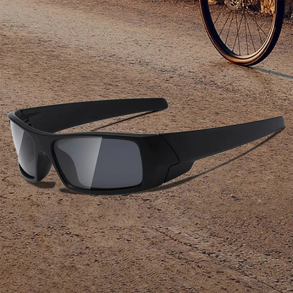 Lunettes Tactiques Polarisées UV400 – Rectangulaires Anti-Reflets | Airsoft, Terrain & Outdoor