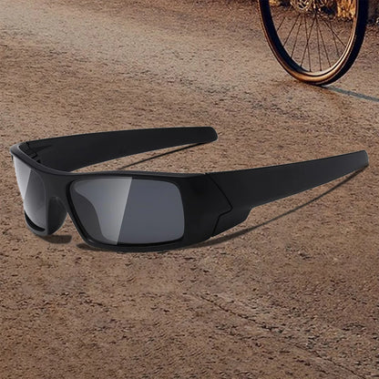 Lunettes Tactiques Polarisées UV400 – Rectangulaires Anti-Reflets | Airsoft, Terrain & Outdoor