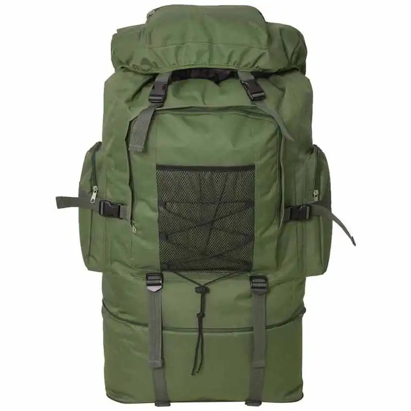 Sac à Dos Militaire Tactique 100L XXL 600D Polyester Imperméable – Extensible 78cm, Rembourré | Randonnée, Camping, Bushcraft | Expédié d'Allemagne
