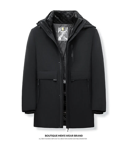 Parka Homme d'Hiver avec Col à Capuche, Résistante à l'Eau et au Vent - Confort et Chaleur -40°C BLACKBEARD OUTDOOR INDUSTRIES