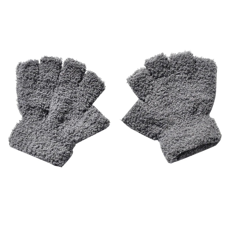 Paire de gants pour enfant en velours hiver Ma boutique