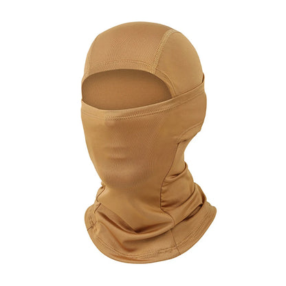 Cagoule anti-UV vélo et moto, masque visage et cou