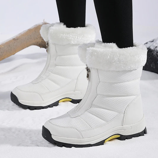 Bottes neige femme doublées fourrure