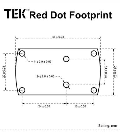 Adaptateur Universel pour Viseur Red Dot Airsoft M2/M4 – Montage sur Pistolet pour Accessoires Tactiques et de Chasse - BLACKBEARD OUTDOOR INDUSTRIES