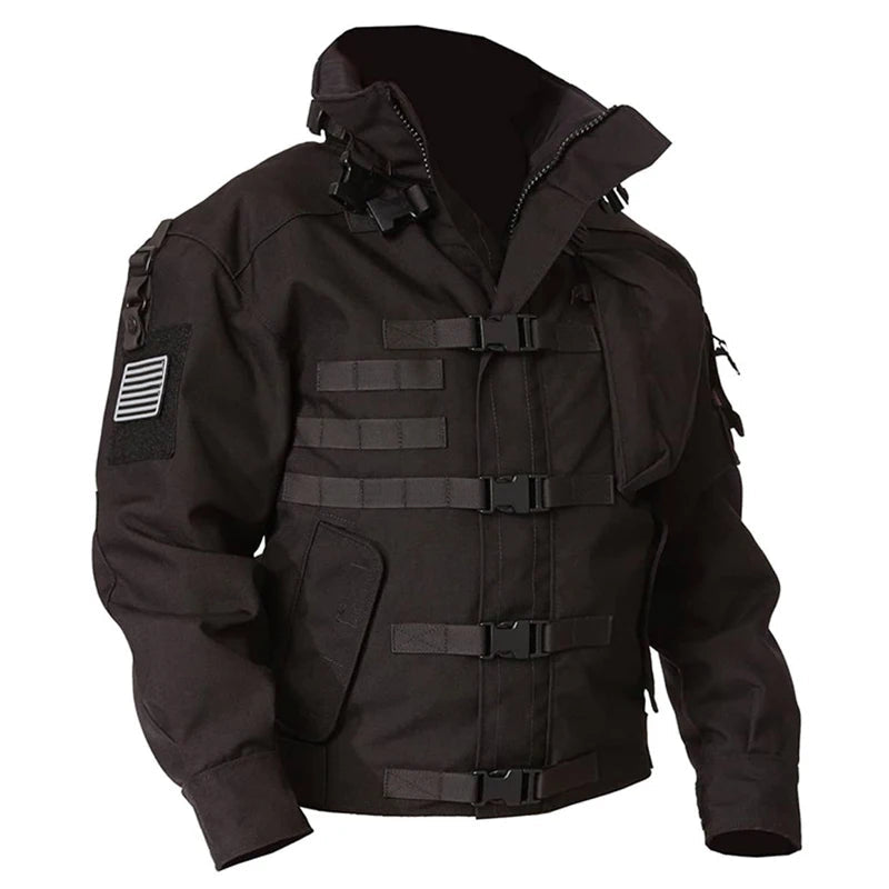 Veste Tactique Militaire de Haute Qualité - Veste Homme Imperméable, Résistante à l'Usure et Multi-poches pour Randonnée et Activités Extérieures BLACKBEARD OUTDOOR INDUSTRIES