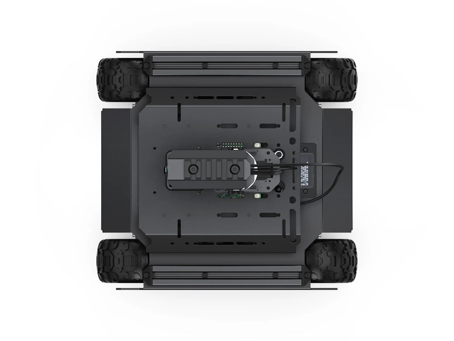 UGV Rover ROS2 Waveshare — Robot IA 6 Roues 4WD Tout Métal — Police, Déminage, Sauvetage, Militaire & R&D - BLACKBEARD OUTDOOR INDUSTRIES