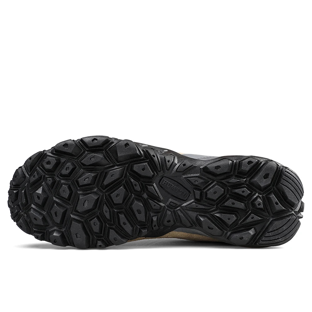 Chaussures Randonnée HUMTTO Homme – Cuir Véritable Montantes Antidérapantes
