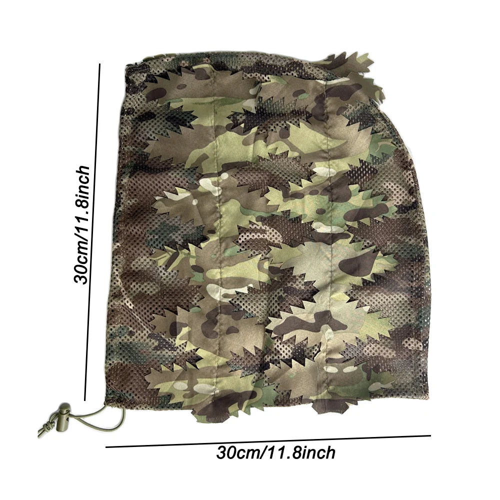 Casquette Camouflage 3D Respirante – Chasse, Airsoft, Tir, Observation de la Faune | Camo Feuillage Ultra-Réaliste - BLACKBEARD OUTDOOR INDUSTRIES