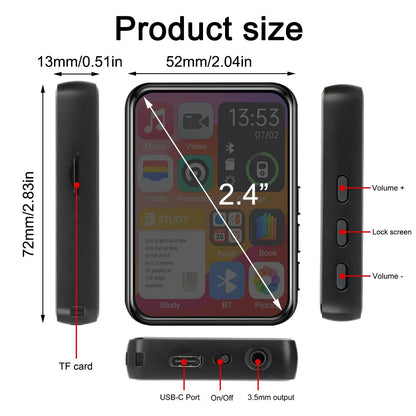 Lecteur MP3 Bluetooth 5.4 – AideeMaster 128 Go - BLACKBEARD OUTDOOR INDUSTRIES