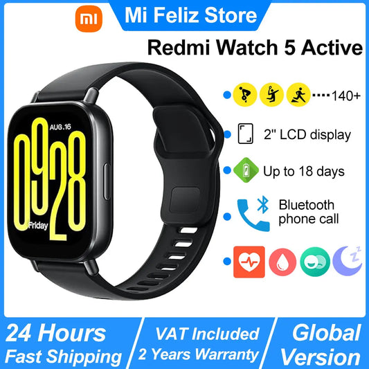 Montre Connectée Xiaomi Redmi Watch 5 Active - BLACKBEARD OUTDOOR INDUSTRIES