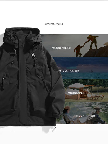 Veste Imperméable Unisexe CHRLCK – Coupe-Vent Respirante et Séchage Rapide pour Randonnée, Pêche et Camping - BLACKBEARD OUTDOOR INDUSTRIES