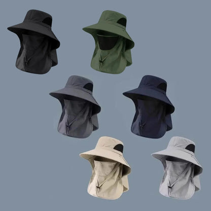 Bob cagoule femme avec couvre-nuque et protection solaire