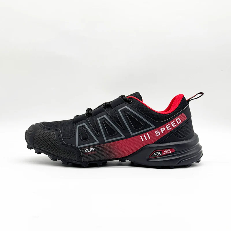 Chaussures de Randonnée Tactique Homme en Cuir — Respirantes, Antidérapantes, Grande Taille | EU 39-47