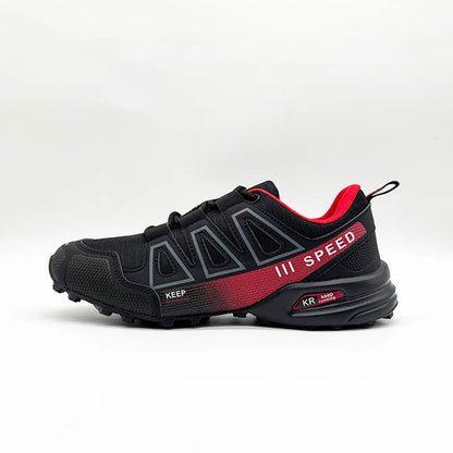 Chaussures de Randonnée Tactique Homme en Cuir — Respirantes, Antidérapantes, Grande Taille | EU 39-47