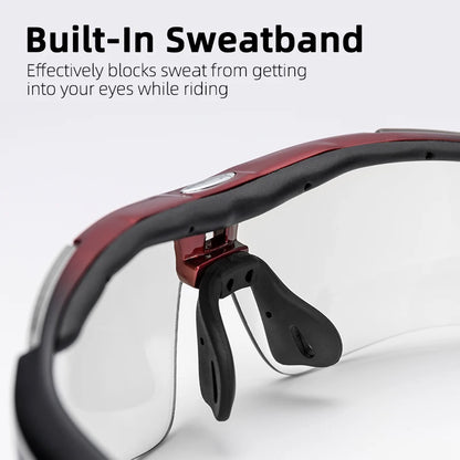ROCKBROS Lunettes Cyclisme Polarisées – 5 Verres Interchangeables VTT Route