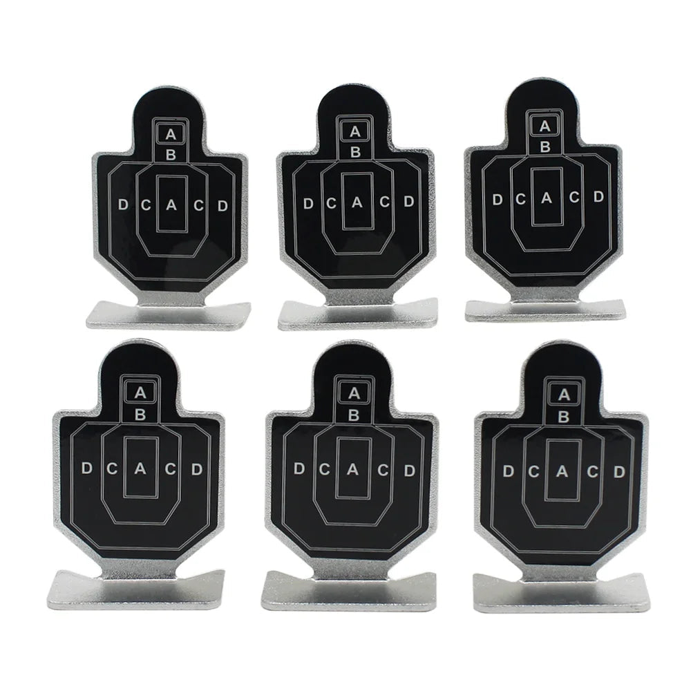 Lot de 6 Cibles Métalliques VULPO – Cibles Tactiques pour Tir, Airsoft & Entraînement de Précision Ma boutique