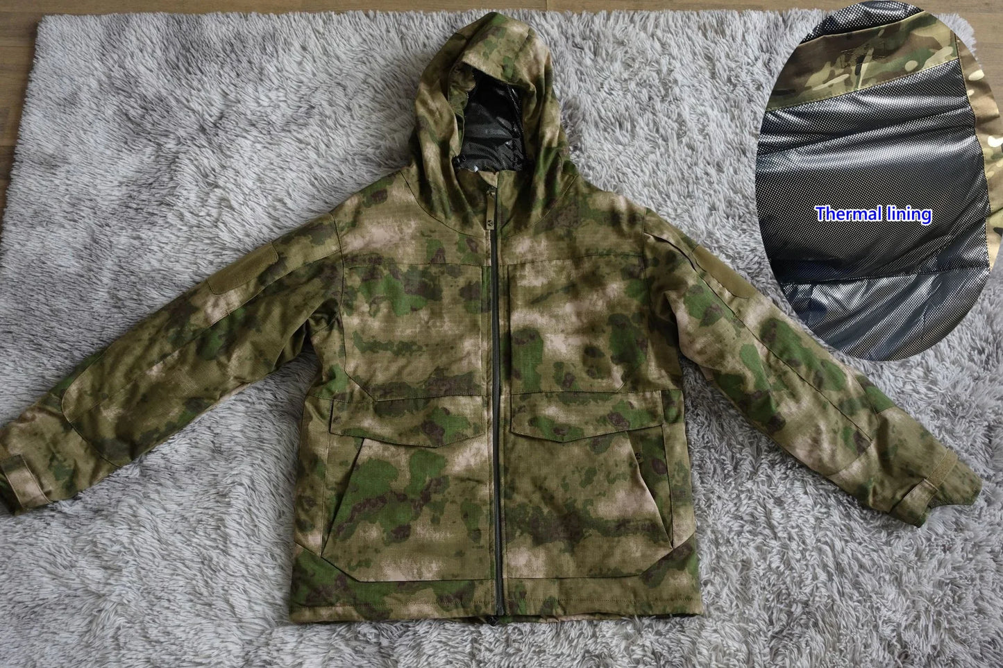 Veste M65 Tactique Chauffante pour Homme – Hiver, Coupe-Vent, Imperméable, Camouflage - BLACKBEARD OUTDOOR INDUSTRIES