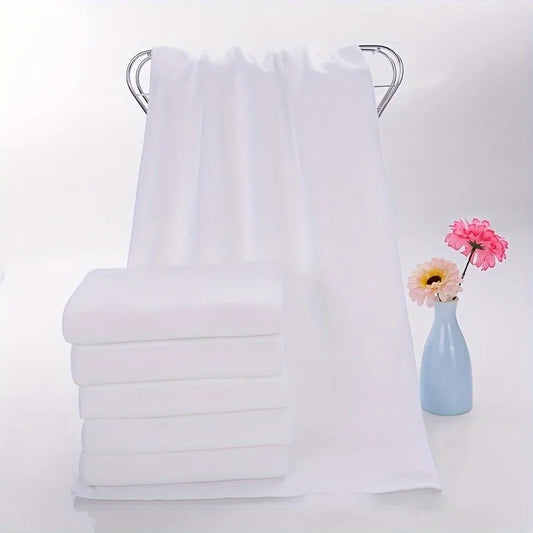 Lot de 10 Serviettes Microfibre Blanches – Cheveux Spa Hôtel Salon
