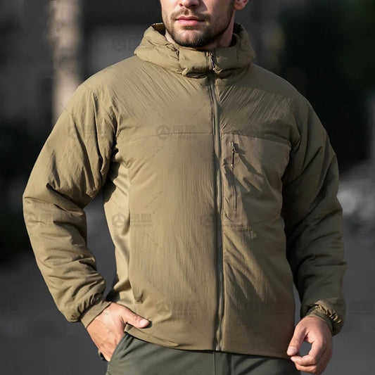 Doudoune Tactique Homme Hiver – Légère, Capuche, Coupe-Vent & Hydrofuge | Randonnée Outdoor - BLACKBEARD OUTDOOR INDUSTRIES
