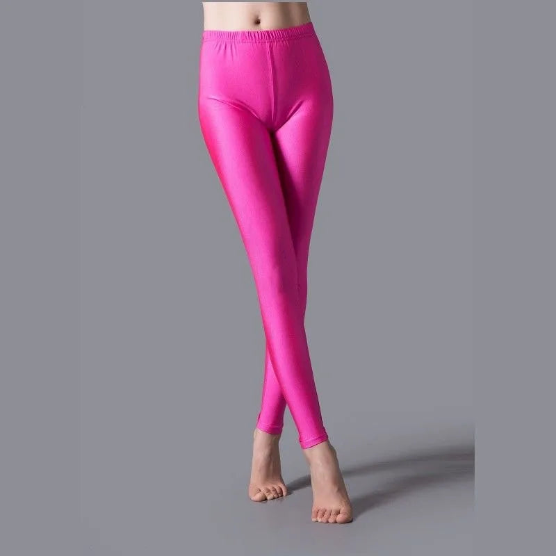 Leggings Skinny Élastiques Femme - Pantalon Crayon Slim Taille Plus, Brillant, Idéal pour Yoga et Activités Sportives - BLACKBEARD OUTDOOR INDUSTRIES