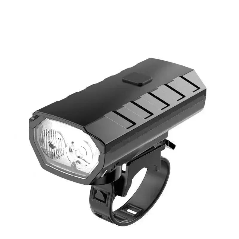 phare avant de vélo solaire a éclairage double faisceau avec avertisseur sonore Ma boutique