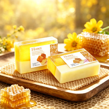 Savon bicolore au miel 100 g