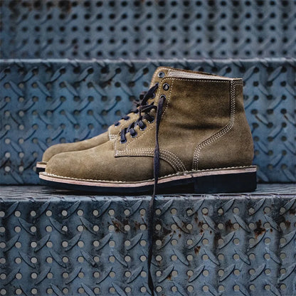 Boots Desert Vintage MADEN M43 – Cuir Suède Combat Homme
