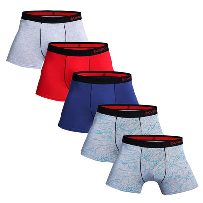 Pack de 5 Boxers en Coton pour Hommes - SRBONITOS BLACKBEARD OUTDOOR INDUSTRIES