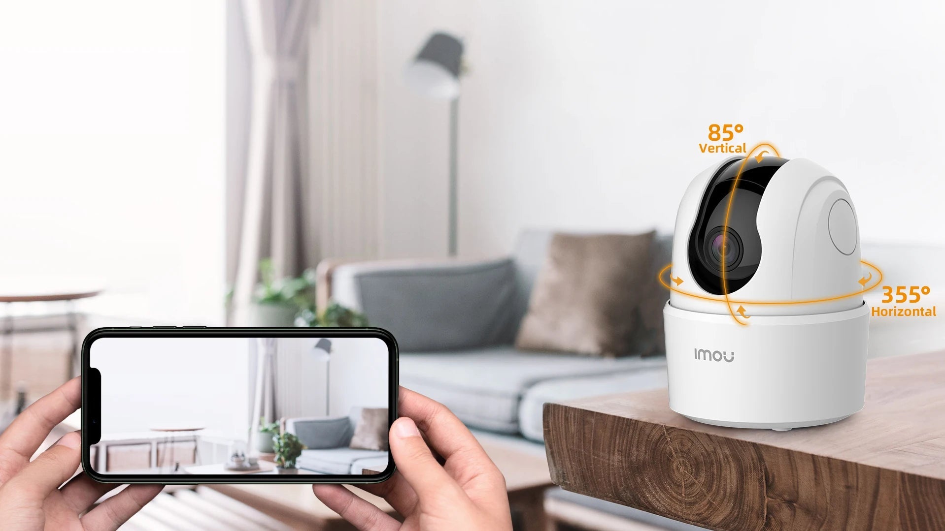 Caméra de Surveillance Wi-Fi Intérieure IMOU Ranger 2C – 2MP/4MP – Vision Nocturne – Détection Humaine – 360° – Audio Bidirectionnel – Sirène Intégrée Ma boutique