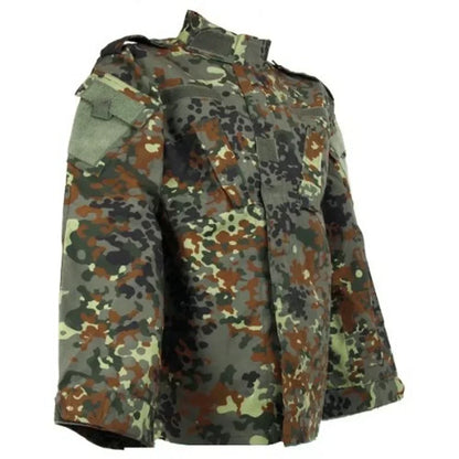 Ensemble treillis Flecktarn, veste et pantalon tactiques