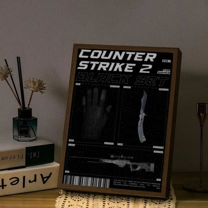 Poster Counter-Strike CS2 – Affiche Murale HD Gaming, Décoration Salon, Bureau & Chambre (Sans Cadre)