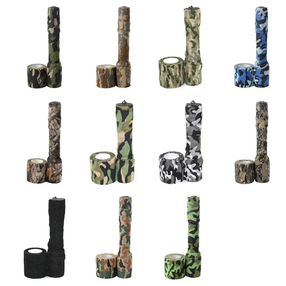 Ruban de Camouflage Extérieur 5 cm x 4,5 m – Bande Adhésive Auto-adhésive Imperméable pour Chasse, Tir et Outdoor Ma boutique