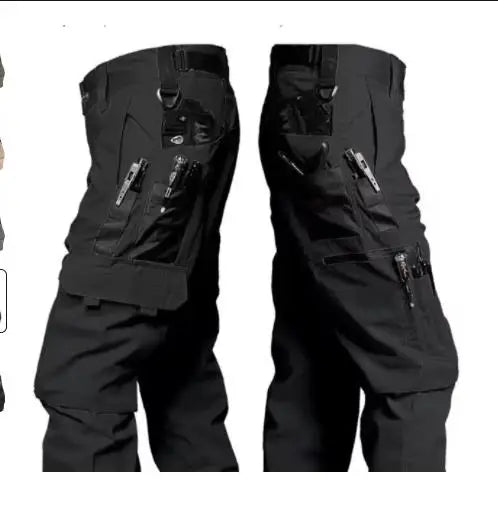 Pantalon Cargo Homme Résistant à l'Usure — Multi-poches, Coupe Droite, Style Tactique et Décontracté - BLACKBEARD OUTDOOR INDUSTRIES