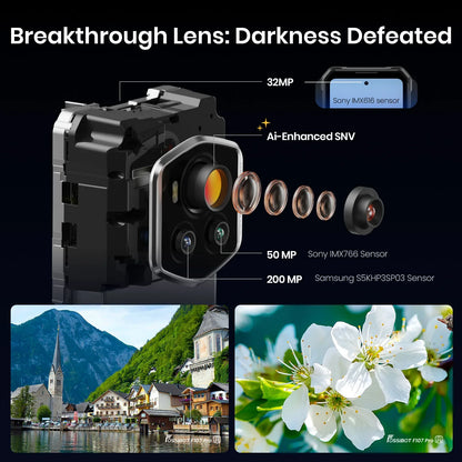 Smartphone Incassable Fossibot F107 Pro 28000mAh Vision Nocturne 5G