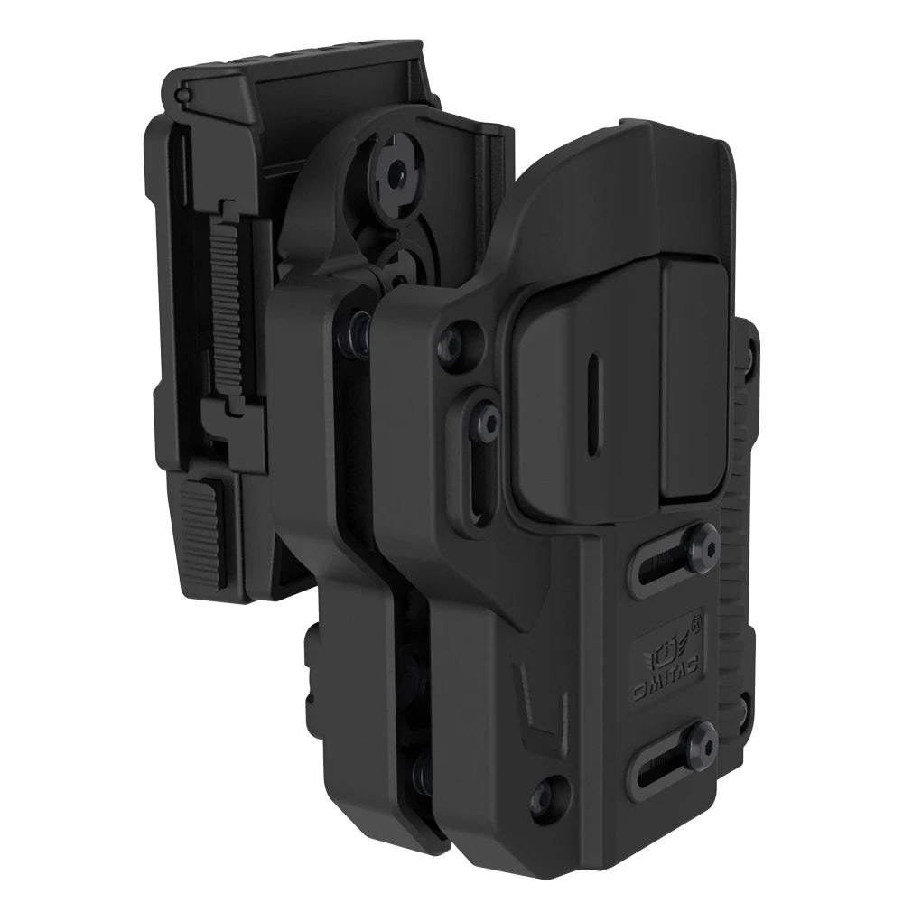 Holster OWB universel droitier à rétention automatique et clip 360°