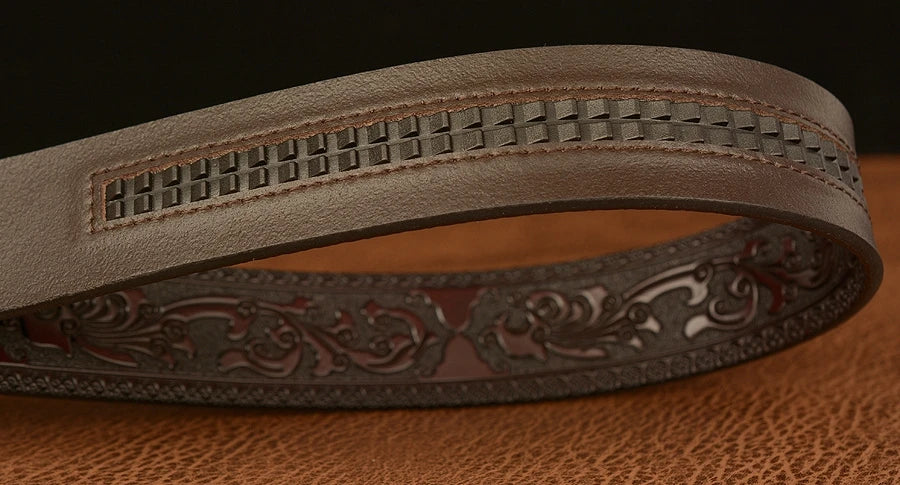 Ceinture en Cuir Véritable SupSindy - Luxe avec Boucle Métallique Ma boutique