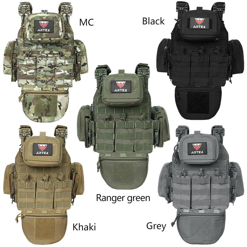 porte plaque Artex Quick Release MOLLE 1000D - BLACKBEARD OUTDOOR INDUSTRIES