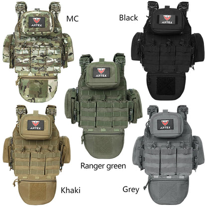 porte plaque Artex Quick Release MOLLE 1000D - BLACKBEARD OUTDOOR INDUSTRIES