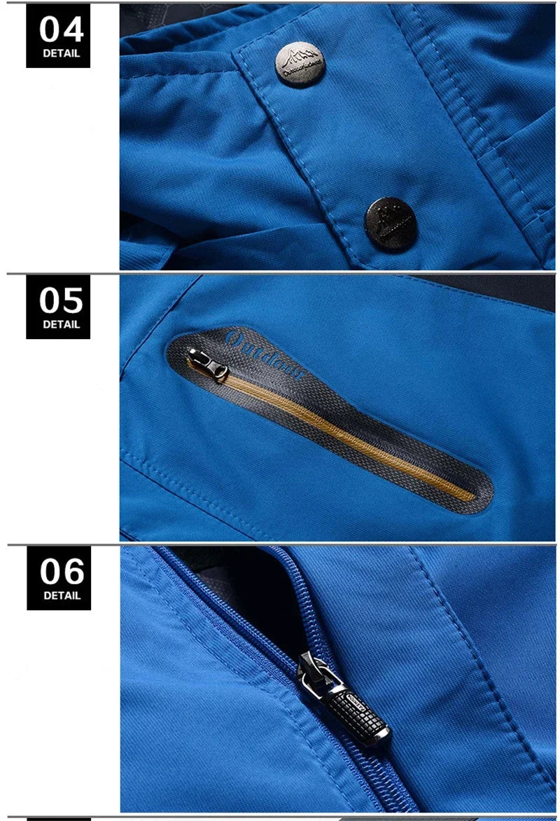 Parka Hiver Homme 2024 - Veste Chaude Imperméable avec Capuche Amovible | Coupe-Vent Militaire Fleece Jusqu’au 9XL - BLACKBEARD OUTDOOR INDUSTRIES