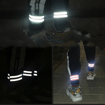 2PCS Brassards Réfléchissants à LED – Pour Running, Vélo, Randonnée - BLACKBEARD OUTDOOR INDUSTRIES