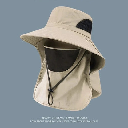 Bob cagoule femme avec couvre-nuque et protection solaire
