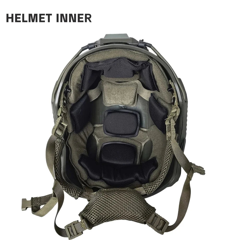 Casque tactique FAST SF ABS léger airsoft Wendy - BLACKBEARD OUTDOOR INDUSTRIES