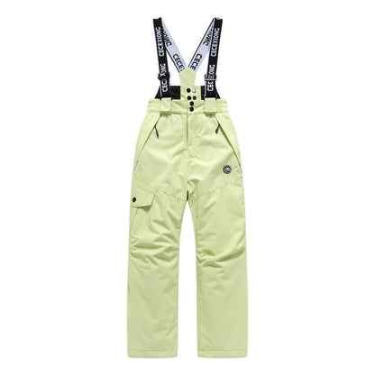 Pantalon de Ski Enfant Imperméable Coupe-Vent Chaud – Snowboard Hiver – Fille & Garçon – Tailles 6 à 16 Ans
