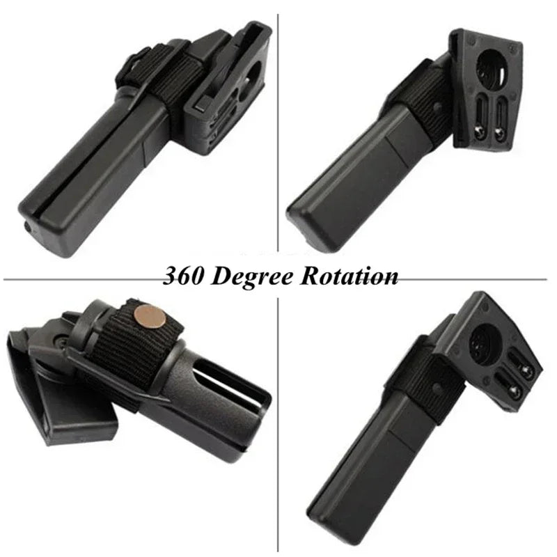 Holster Universel Baton Télescopique Rotatif 360° – Nylon & Plastique | Long ou Court | EDC Ceinture - BLACKBEARD OUTDOOR INDUSTRIES