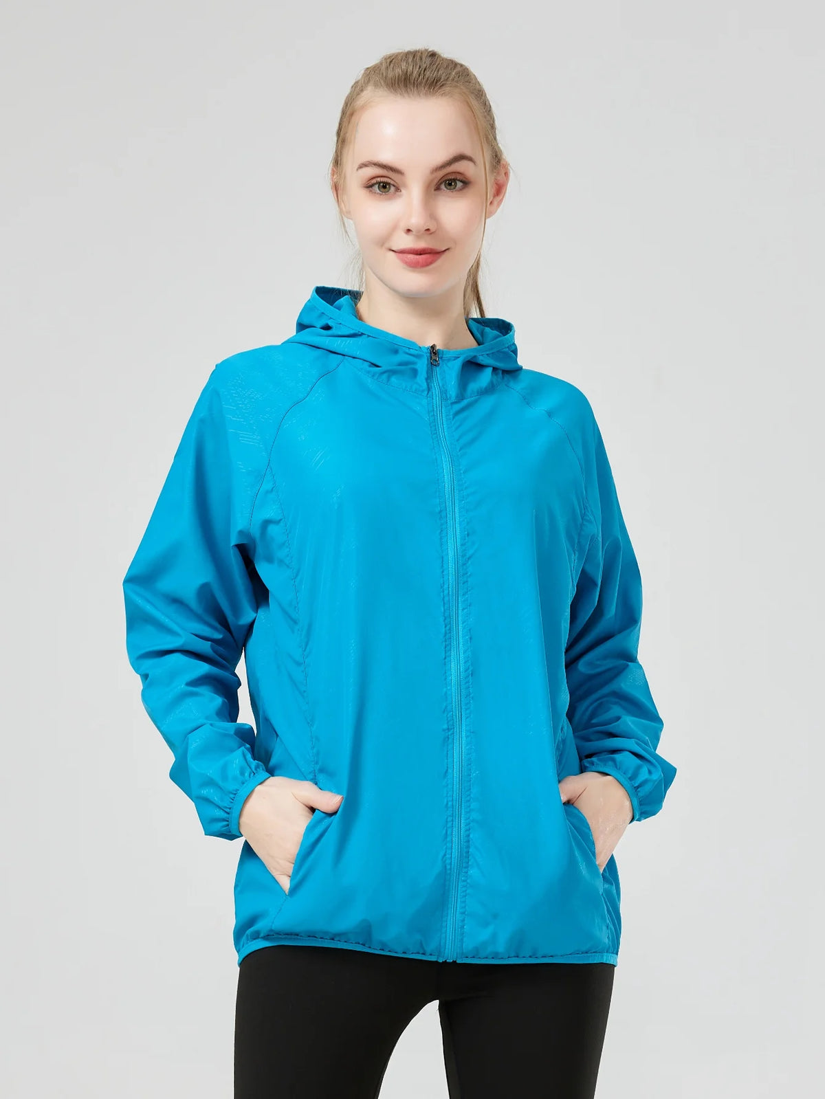 Veste coupe-vent femme anti-UV ultra légère, randonnée et sport