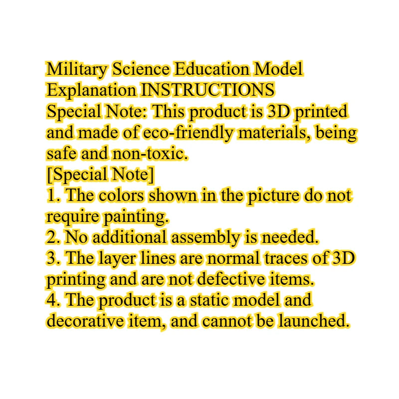 Maquette 3D Lance-Roquettes M72 LAW Américain — Extensible, Non Fonctionnel, Éducatif