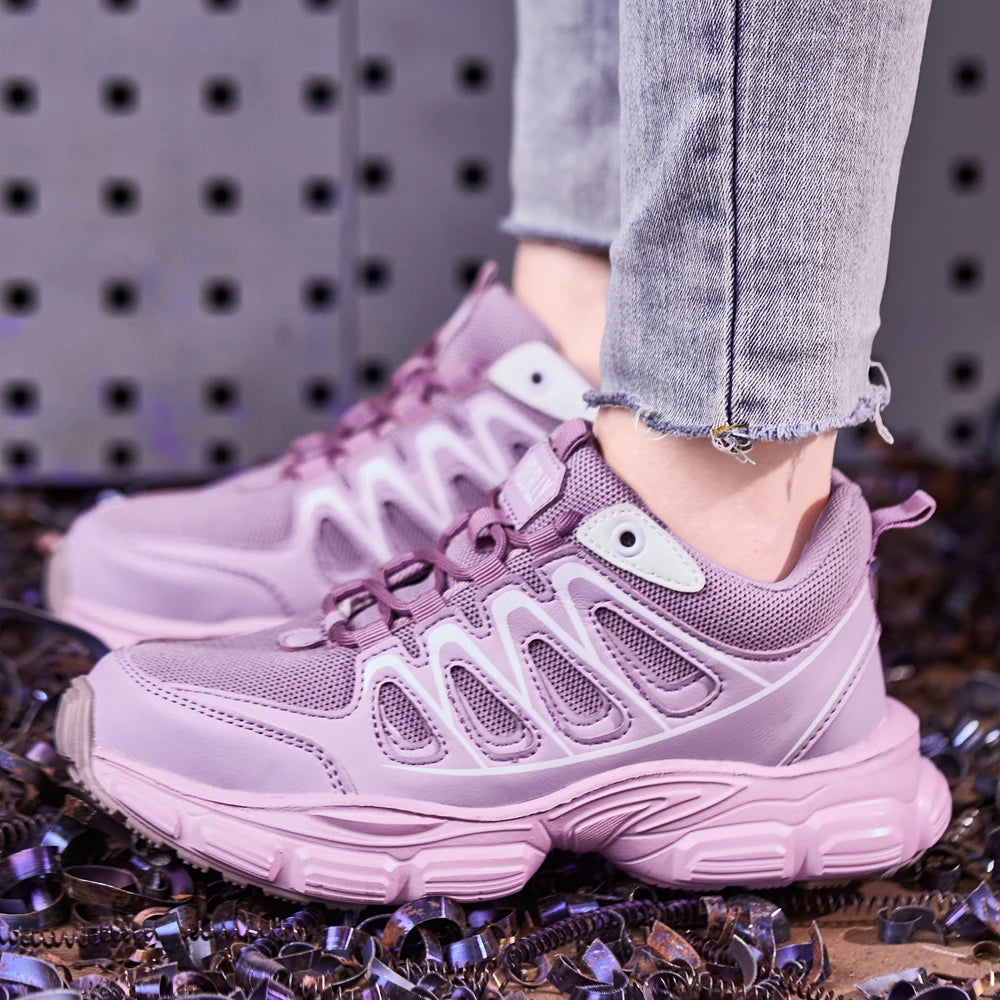 Chaussures de travail femme à lacets, tailles 35 à 43