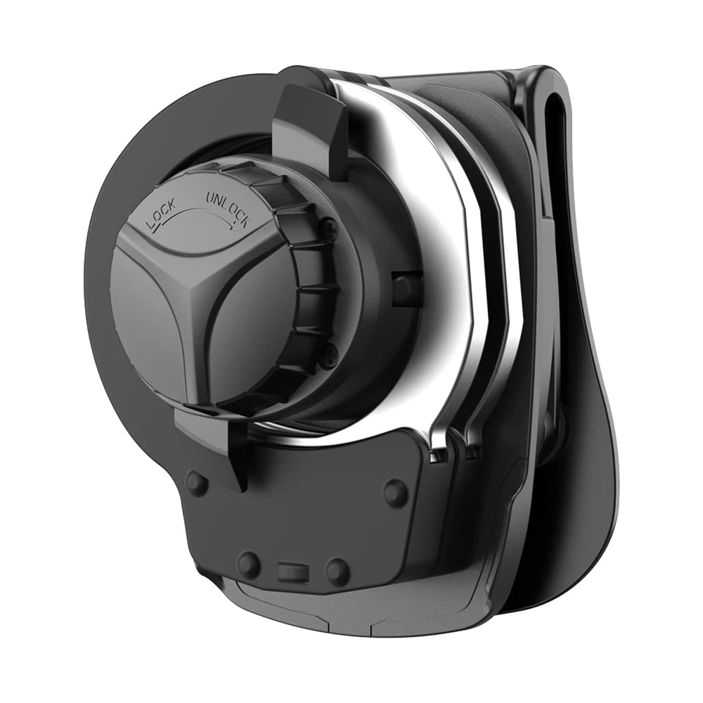 Étui Universel pour Menottes avec Ouverture Supérieure – Verrouillage Sécurisé et Clip Réglable à 60° pour Ceinture de 2 pouces - BLACKBEARD OUTDOOR INDUSTRIES