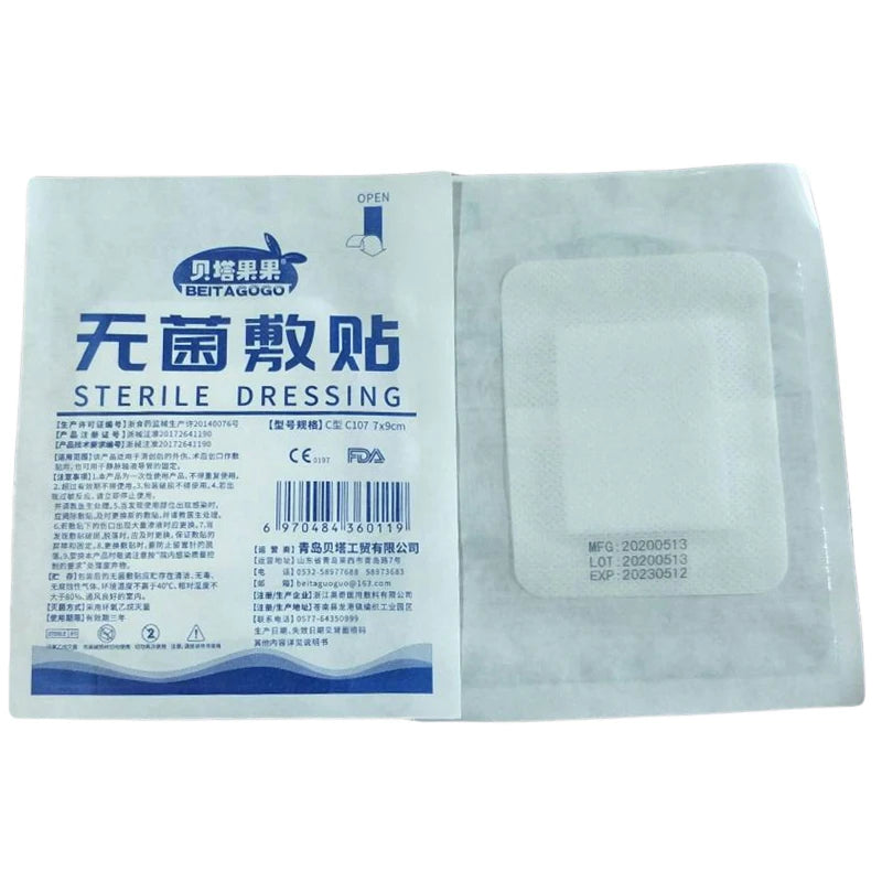 40Pcs Pansements Médicaux Respirants Adhésifs – Bandages pour Soins de Plaies Chirurgicales et Urgences BLACKBEARD OUTDOOR INDUSTRIES